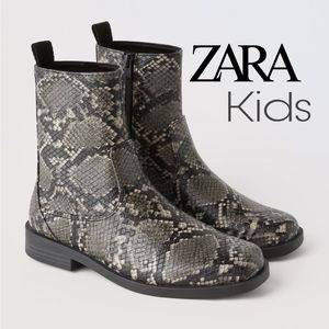 Zara kids ANIMAL PRINT ANKLE BOOTS bloggeres favorite